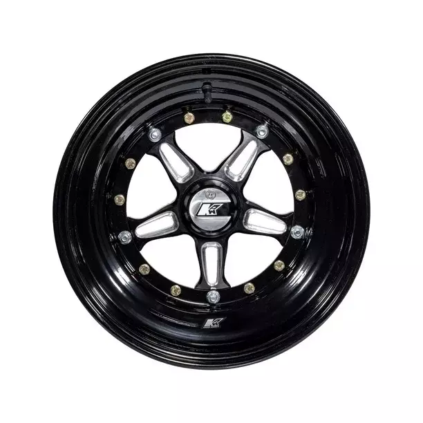 KEIZER ALUMINUM WHEELS, INC. — KEIZER ALUMINUM WHEELS, INC. Wheel Direct Mnt 15 x 8 3in BS Black