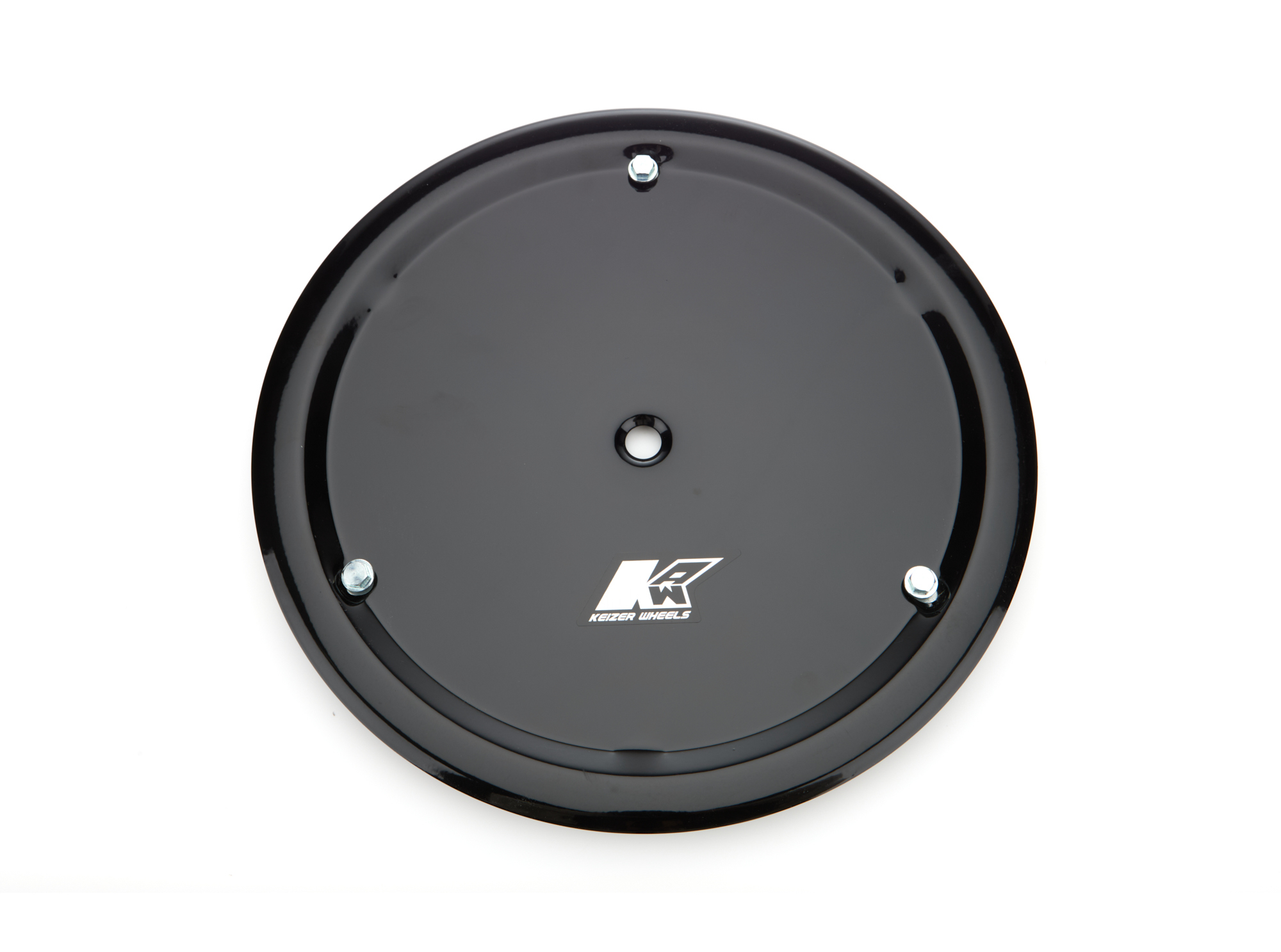 KEIZER ALUMINUM WHEELS, INC. — KEIZER ALUMINUM WHEELS, INC. Mudcover 15in Black w/3 5/16-18 Bolts