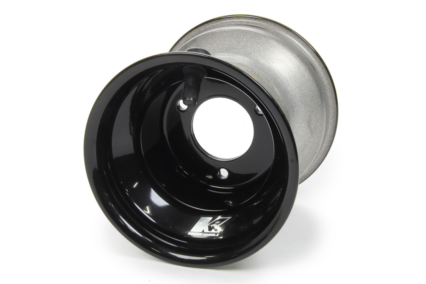 Keizer Aluminum Wheels 553B - QM Wheel 5x5 3bs .125 Black Left