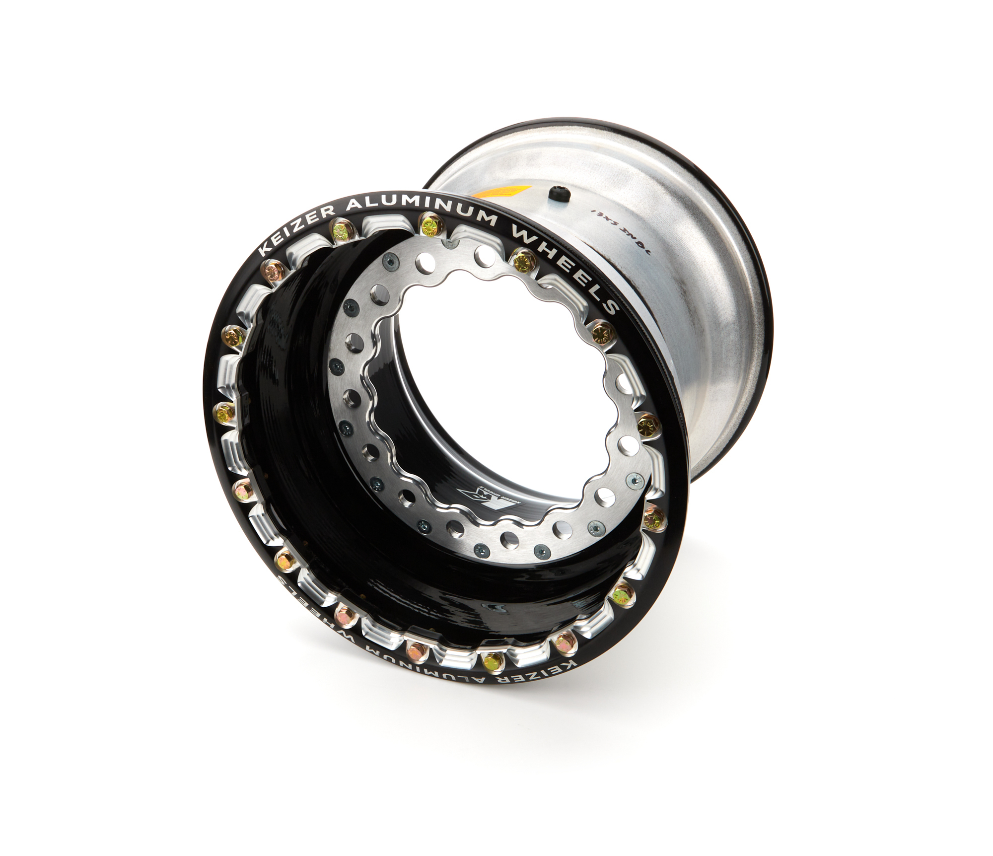 KEIZER ALUMINUM WHEELS, INC. — KEIZER ALUMINUM WHEELS, INC. 15x13x5 Wide 5 BLK Inner B/L Modular