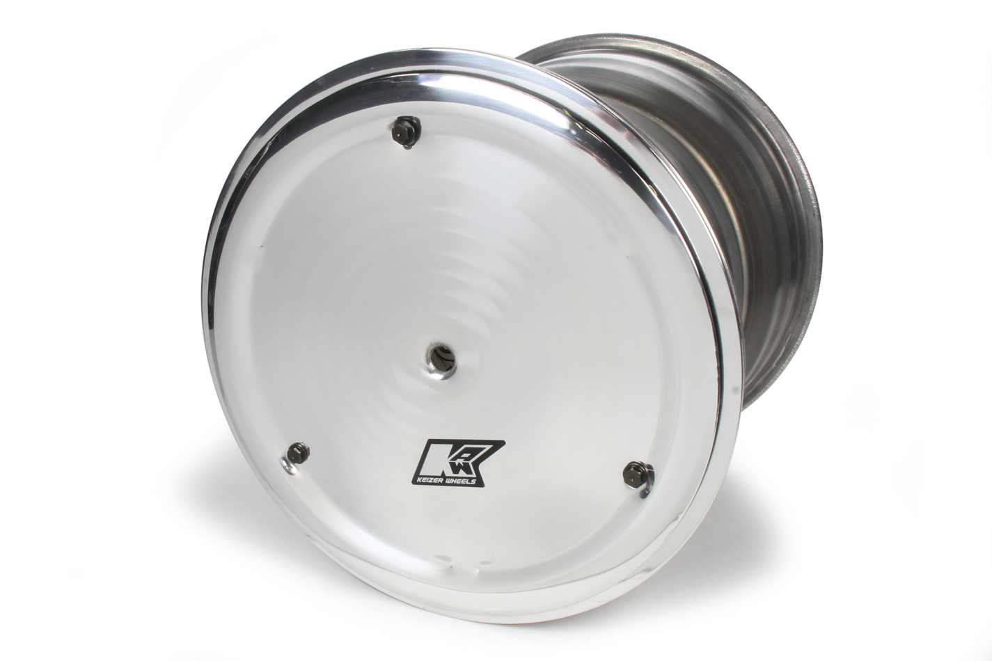 Keizer Aluminum Wheels W15145BLMC Wheel, Wide 5 Beadlock, 15 x 14 in, 5.000 in Backspace, Wide 5 Bolt Pattern, Beadlock, Aluminum, Polished, Each