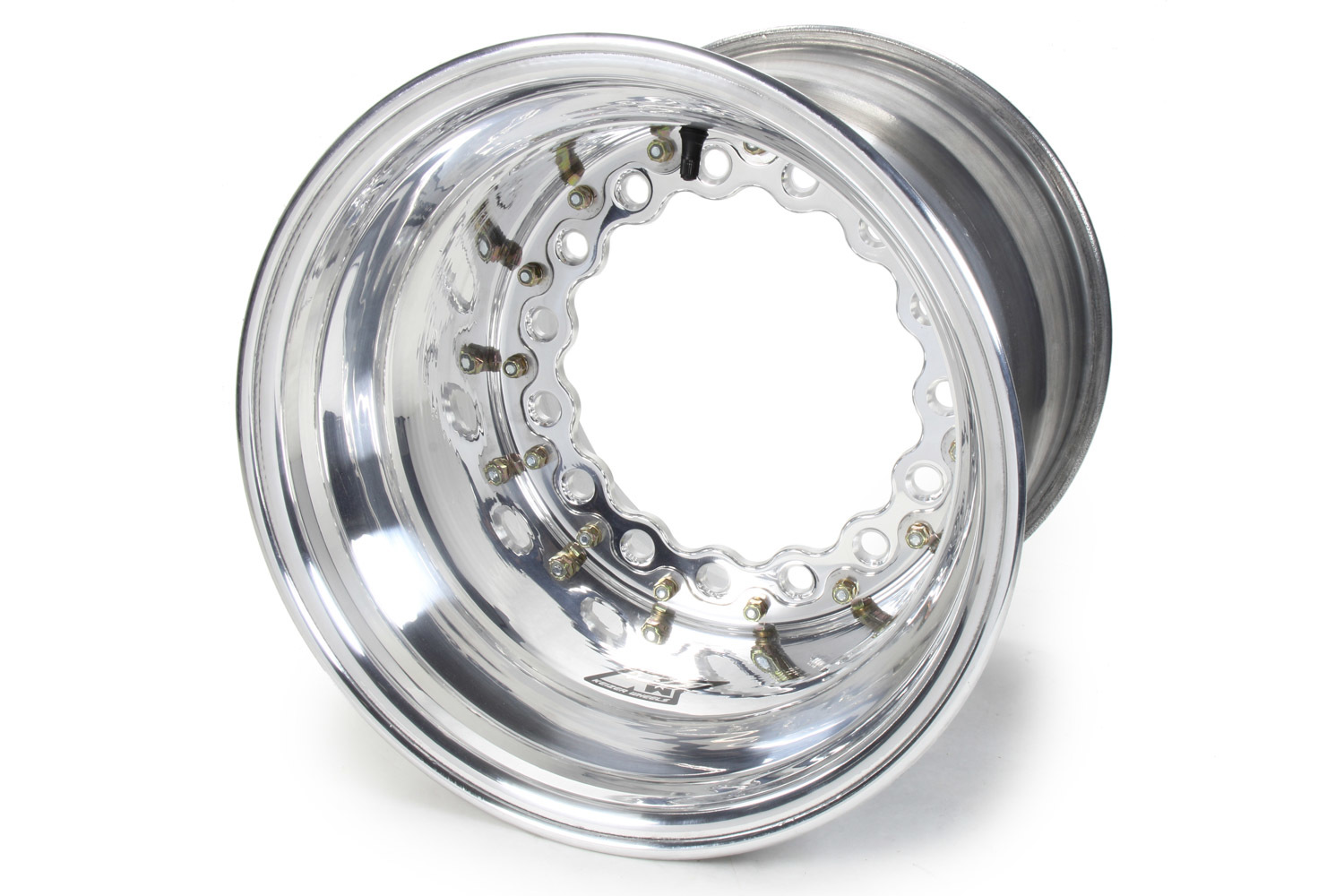 Keizer Aluminum Wheels W15146 Wheel, 15 x 14 in, 6.000 in Backspace, Wide 5 Bolt Pattern, Aluminum, Polished, Each