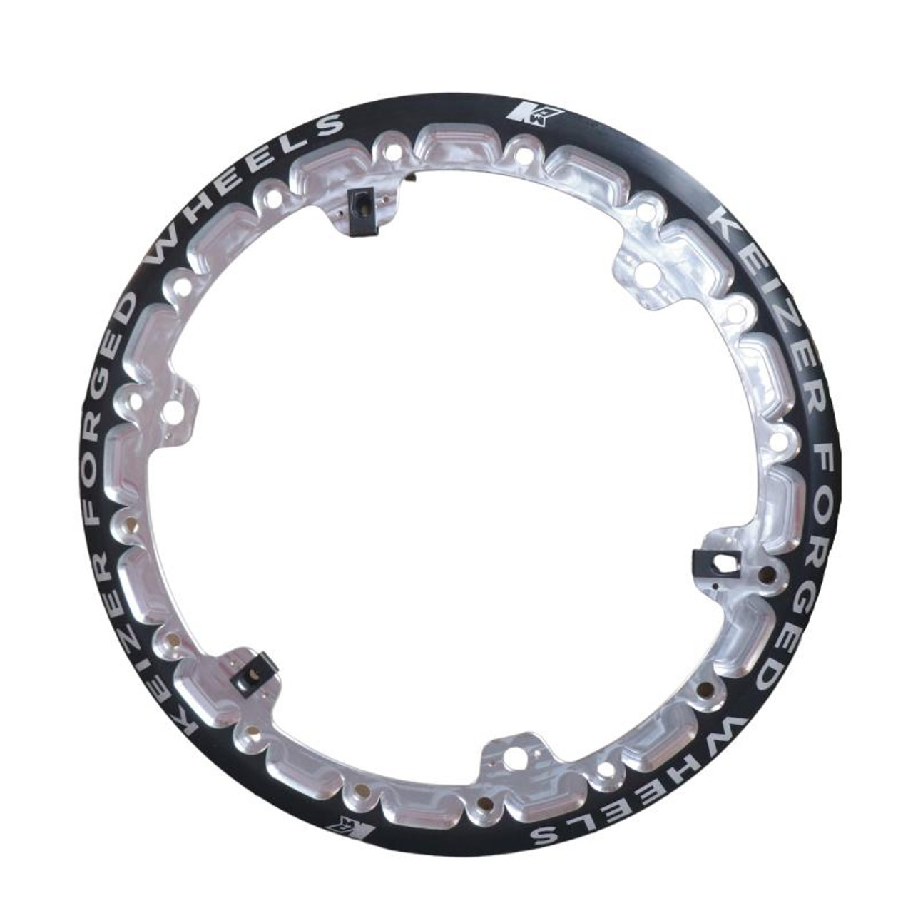 KEIZER ALUMINUM WHEELS, INC. — KEIZER ALUMINUM WHEELS, INC. Beadlock Ring Forged Blk 15in w/3 Threaded Tabs