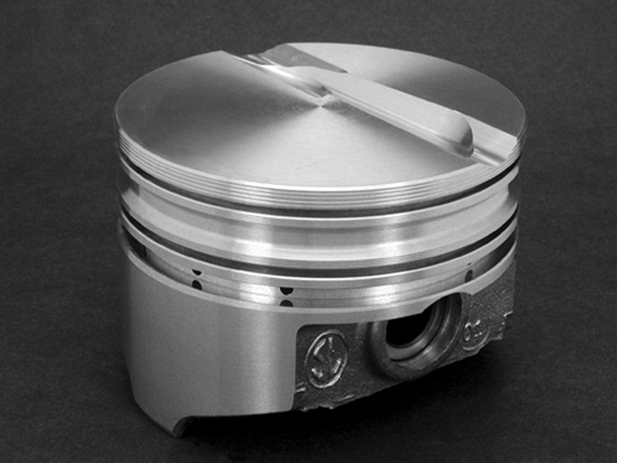 KB Pistons KB156.030 Piston, KB Series, Hypereutectic, 4.030 in Bore, 5/64 x 5/64 x 3/16 in Ring Grooves, Minus 7.00 cc, Small Block Chevy, Set of 8