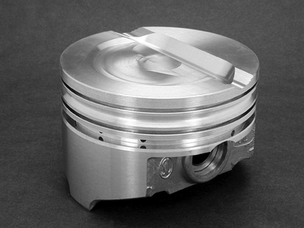 KB Pistons KB159.030 Piston, KB Series, Hypereutectic, 4.155 in Bore, 5/64 x 5/64 x 3/16 in Ring Grooves, Minus 12.00 cc, Small Block Chevy, Set of 8