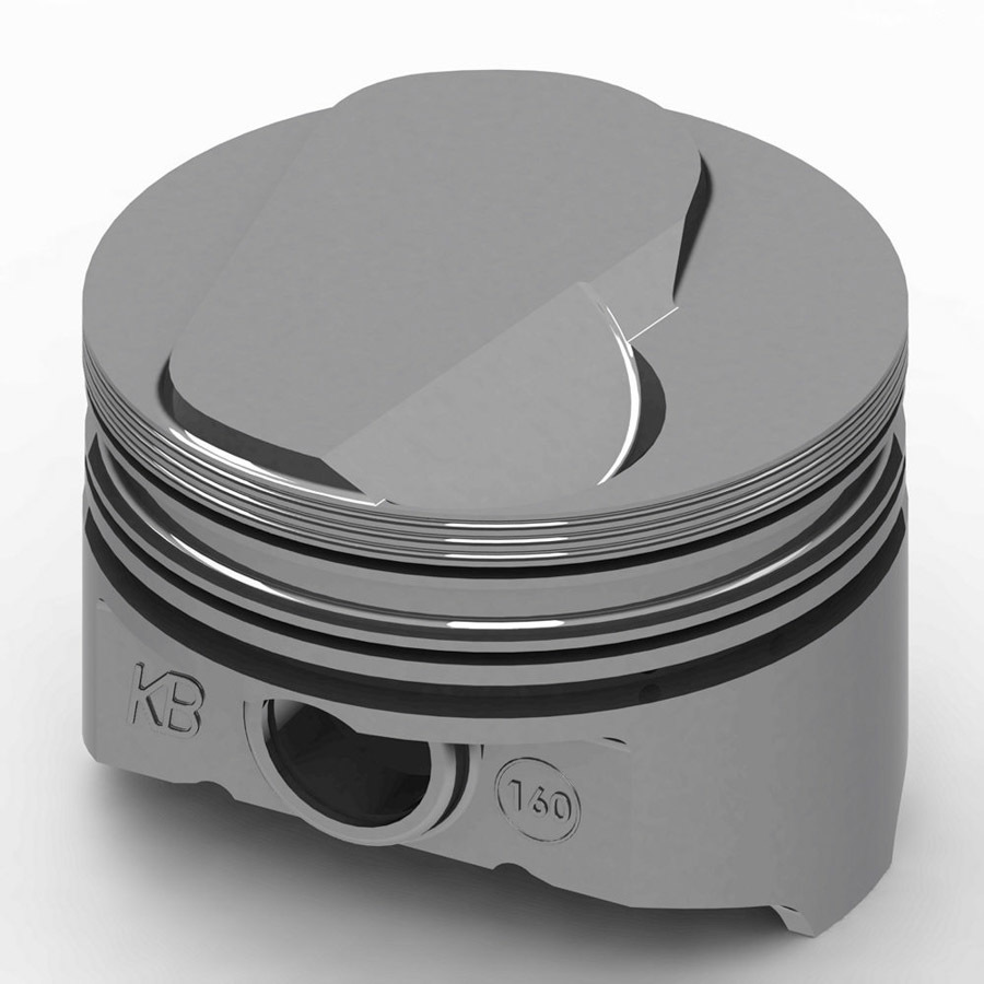 KB PERFORMANCE PISTONS — KB PERFORMANCE PISTONS BBC Domed Piston Set 4.155 Bore +17cc