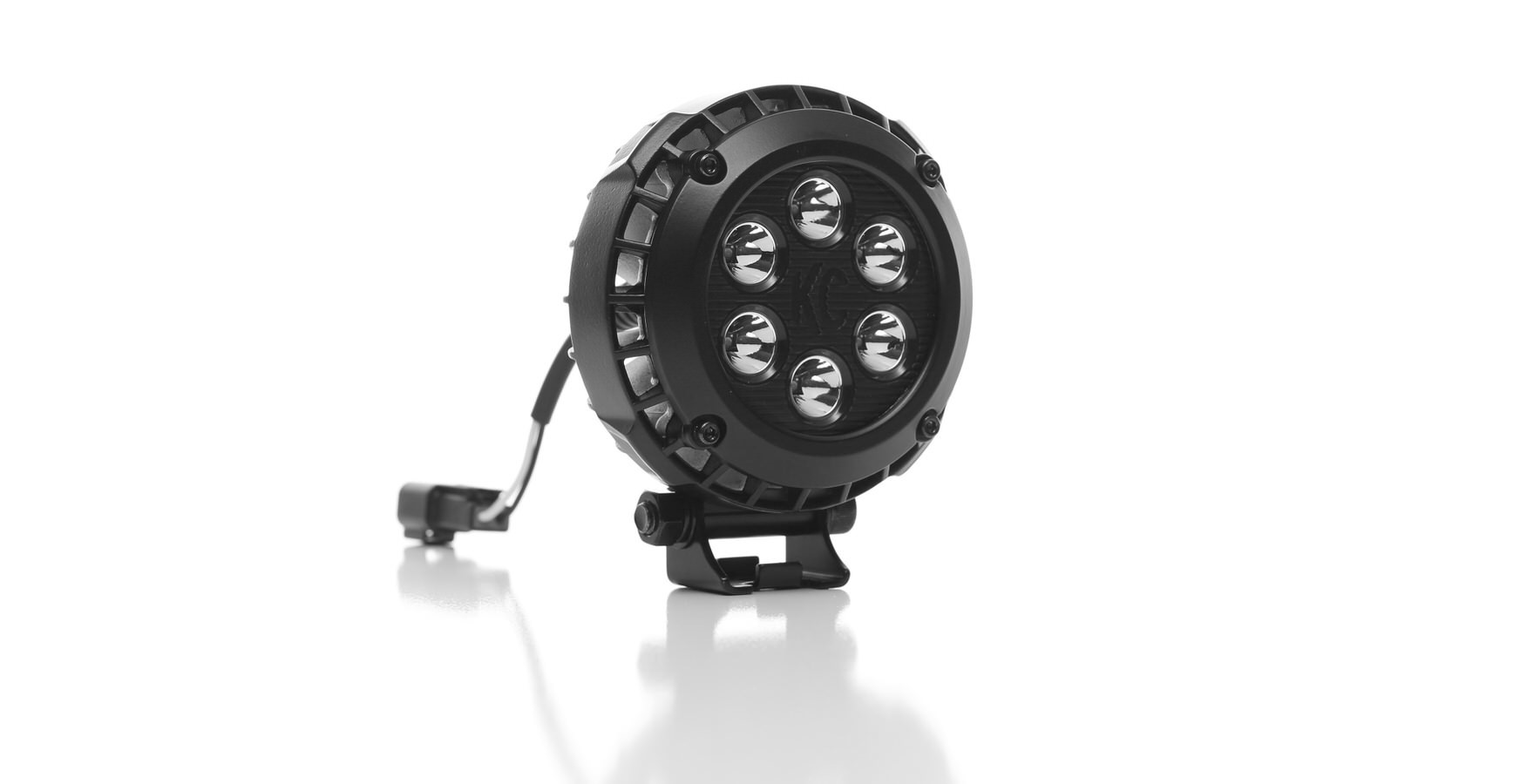 4in Round LZR LED Driving Light Single 
