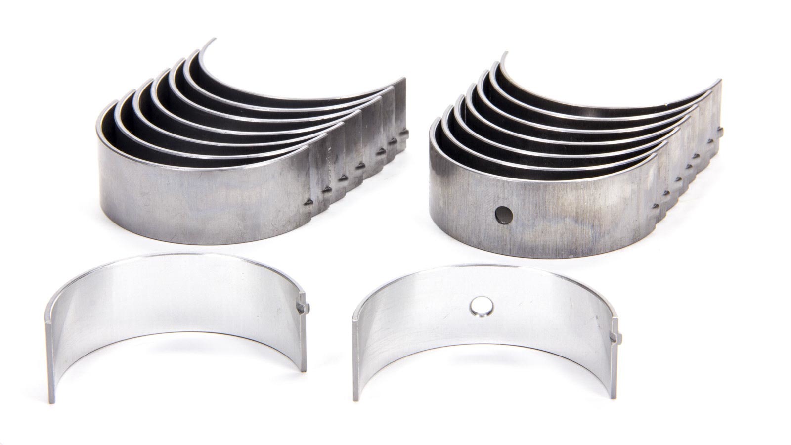 Connecting Rod Bearing - HP - 0.010 in Undersize - Extra Oil Clearance - Narrowed - Dowelled - Big Block Chevy / GM W-Series - Kit