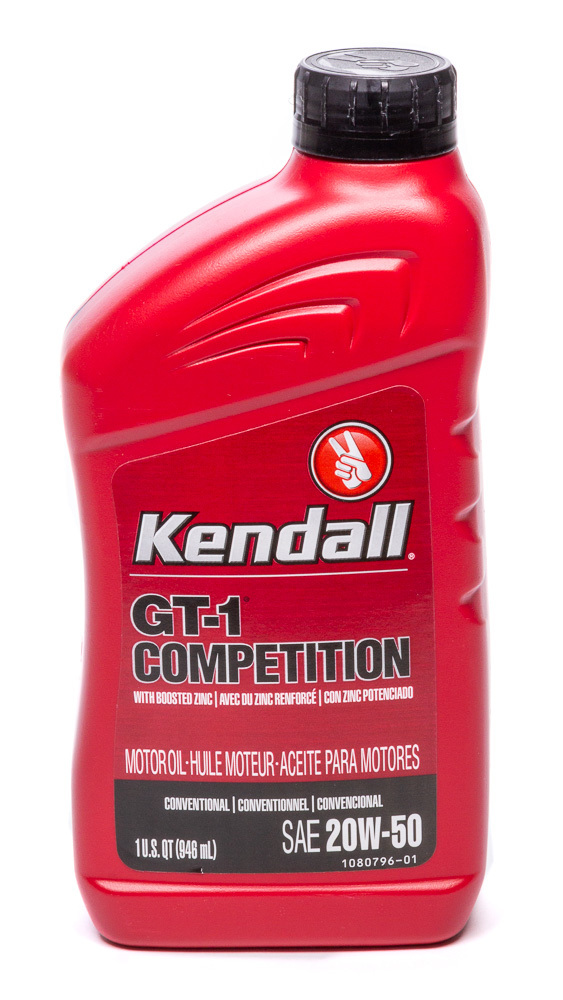 Kendall 20w50 GT-1 High Performance Oil 1qt