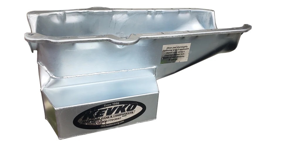 KEVKO OIL PANS & COMPONENTS — KEVKO OIL PANS & COMPONENTS IMCA Hobby Stock 602 Crate Oil Pan