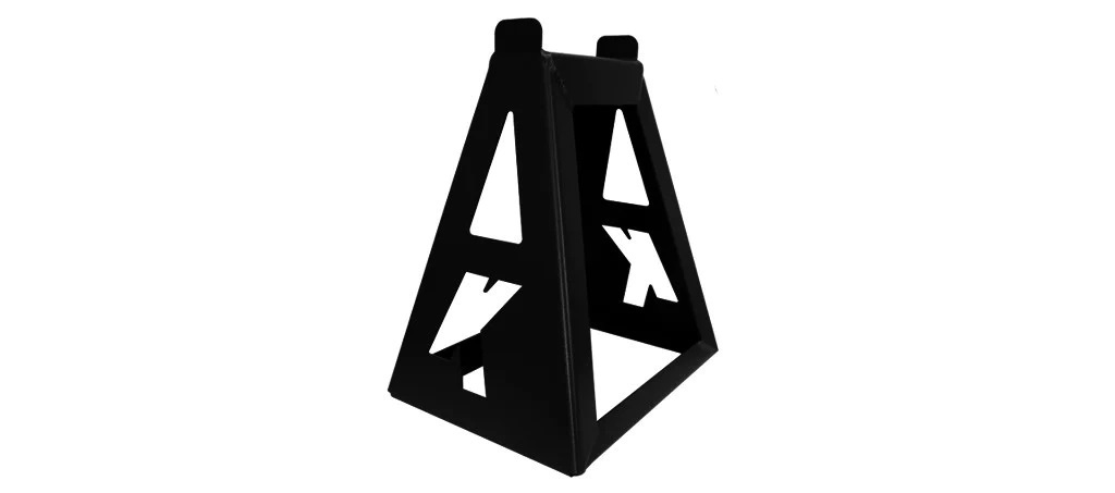KEVKO OIL PANS & COMPONENTS — KEVKO OIL PANS & COMPONENTS 15in Tall Stackable Jack Stand-Black