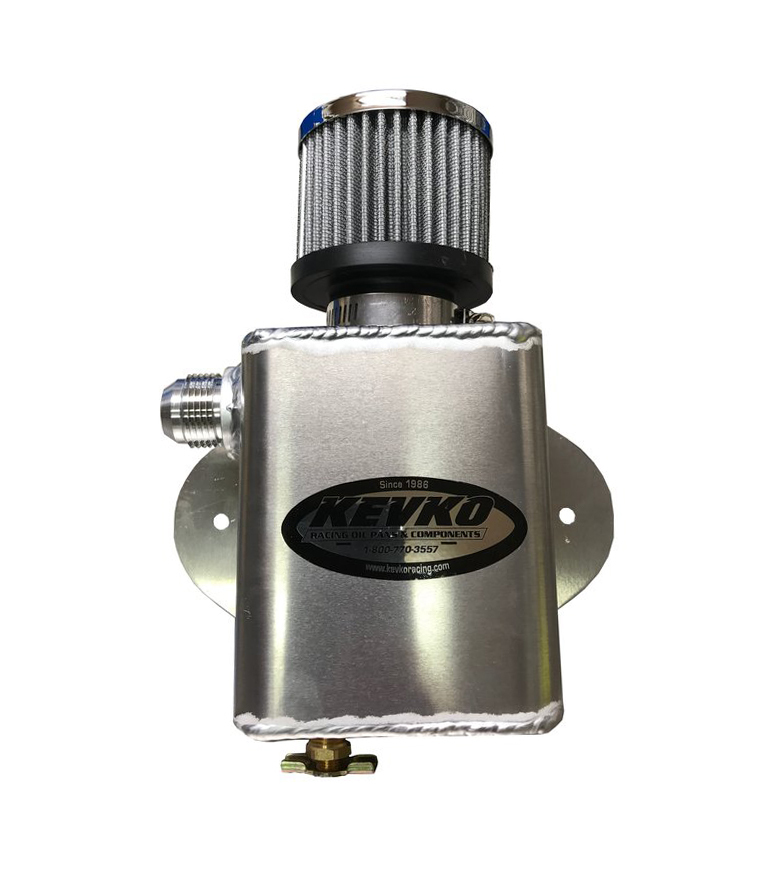 KEVKO OIL PANS & COMPONENTS — KEVKO OIL PANS & COMPONENTS Remote Breather Canister