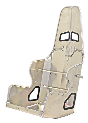 Kirkey Racing Seats 38185 - Seat, 38 Series, 18-1/2 in Wide, 20 Degree Layback, Requires Snap Cover, Aluminum, Natural, Each