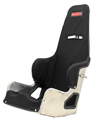 Kirkey Racing Seats 3820011 Seat Cover, Snap Attachment, Tweed, Black, Kirkey 38 Series, 20 in Wide Seat, Each