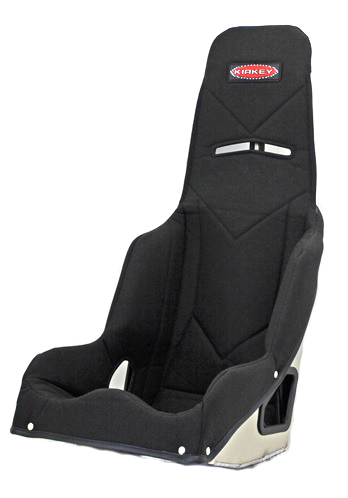 Kirkey Racing Seats 5515011 Seat Cover, Snap Attachment, Tweed, Black, Kirkey 55 Series Pro Street Drag, 15 in Wide Seat, Each