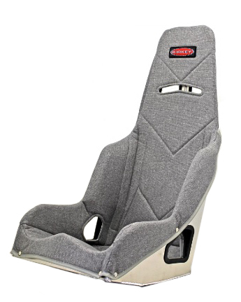 Kirkey Racing Seats 5515017 Seat Cover, Snap Attachment, Tweed, Gray, Kirkey 55 Series Pro Street Drag, 15 in Wide Seat, Each