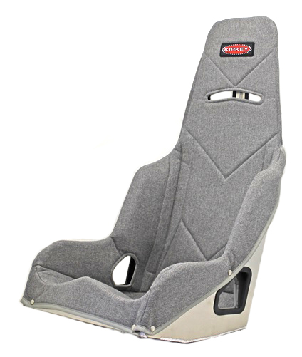 Kirkey Racing Seats 5516017 Seat Cover, Snap Attachment, Tweed, Gray, Kirkey 55 Series Pro Street Drag, 16 in Wide Seat, Each