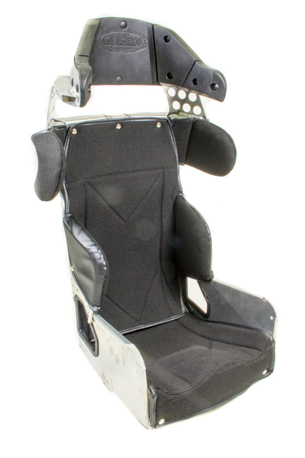 Kirkey Racing Seats 71311 Seat Cover, Snap Attachment, Tweed, Black, Kirkey 70 Series Standard Road Race Containment, 15 in Wide Seat, Each