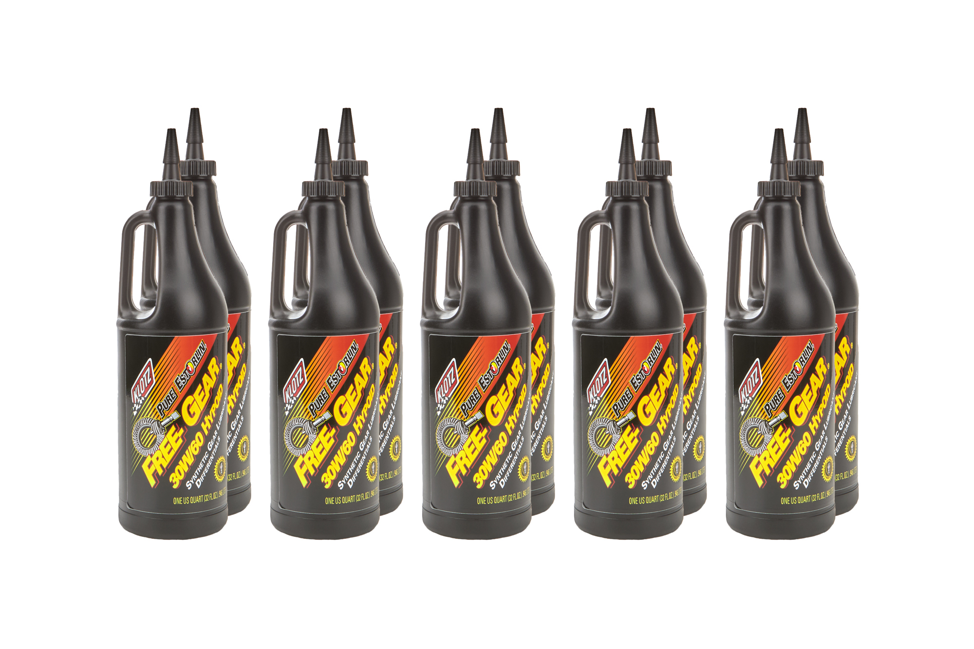 Gear Oil - Pure Estorlin - Hypoid - 30W60 - Synthetic - 1 qt Bottle - Set of 10