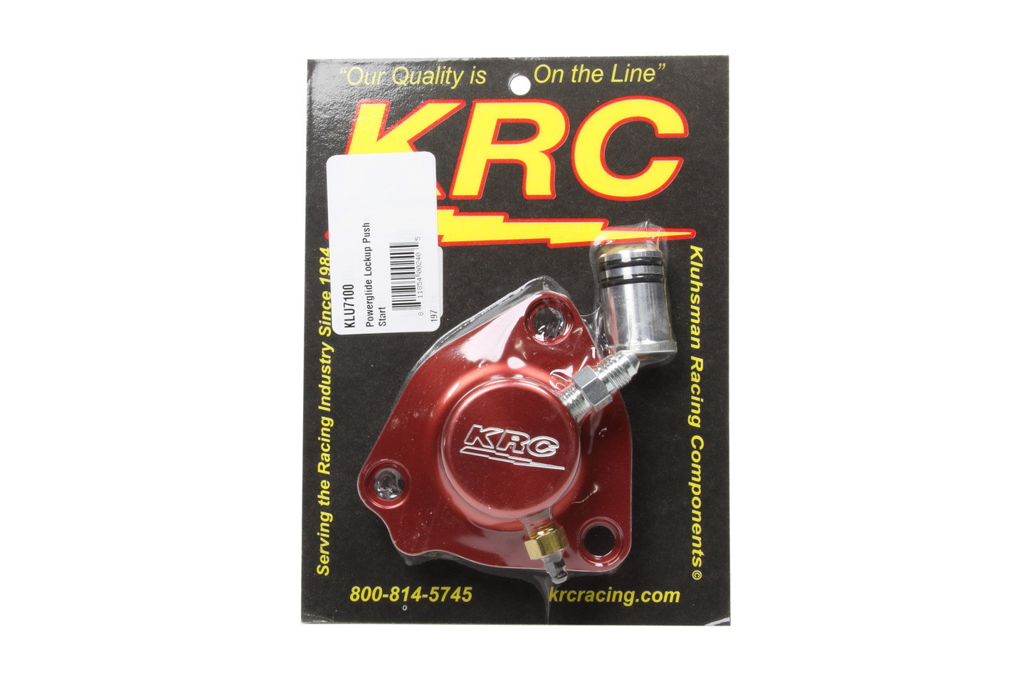 Klushman Racing Components 7100 Powerglide Lockup, Push Start, Aluminum, Black Anodized, Powerglide, Kit