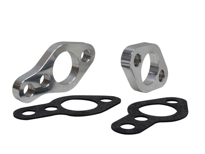 KRC Power Steering 15003000 Water Pump Spacer, 3/8 in Thick, Gaskets, Aluminum, Small Block Chevy / V6, Kit