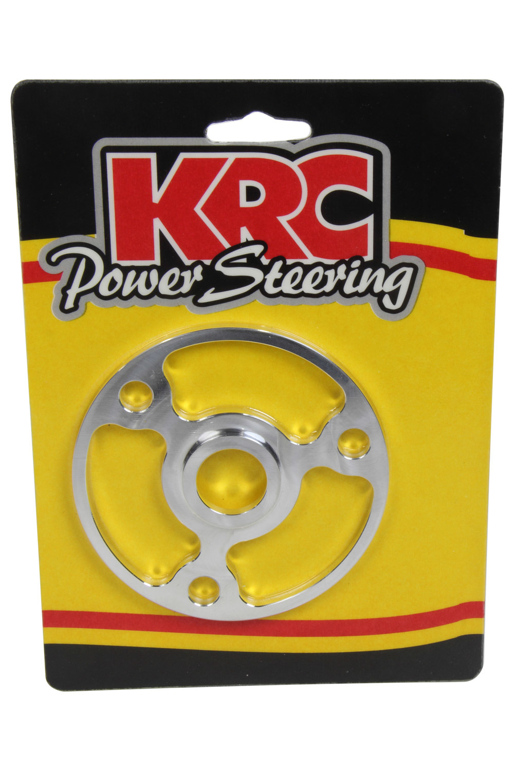 KRC Power Steering 38815200 Crank Mandrel Spacer, R-Lok, 0.200 in Thick, Aluminum, Natural, KRC R-Lok Pulley Drive System, Chevy V8, Each