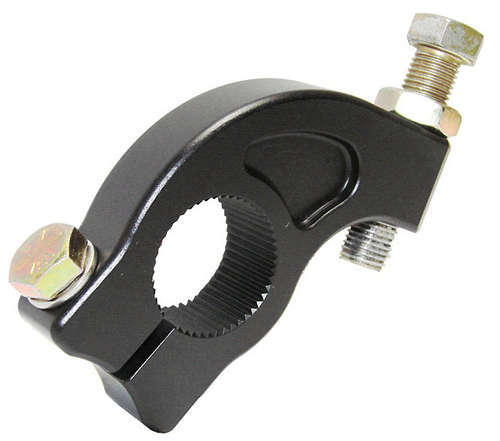 King Racing Products 1147 Torsion Arm Stop, 1-3/4 in Split, Hardware Included, Chromoly, Black Oxide, Sprint Car, Each