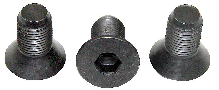 King Racing Products 1270 Brake Rotor Bolt, 1/2-20 in Thread, Allen Head, Cap Screw, Steel, Natural, Left Front Rotor, Each