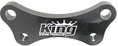 King Racing Products 1735 Brake Caliper Bracket, Rear, Bolt-On, Aluminum, Black Anodized, 3-1/4 in Lug Mount Calipers, King Racing Products Birdcage, Each