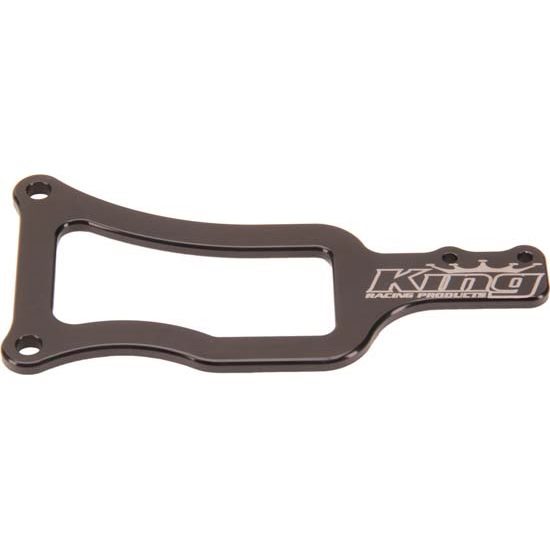 King Racing Products 1932 Fuel Block Mounting Bracket, Master Cylinder Mount, Aluminum, Black Anodized, Each