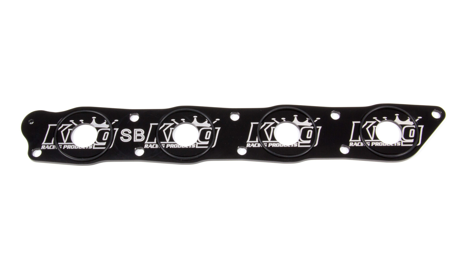 King Racing Products 6000-SB Restrictor Plate, 3/4 in Opening, Aluminum, Black Anodized, Yamaha Silver / Black, Each