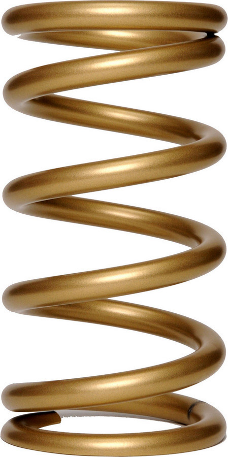 Landrum Springs B550 Coil Spring, Conventional, 5.0 in OD, 9.500 in Length, 550 lb/in Spring Rate, Front, Steel, Gold Powder Coat, Each