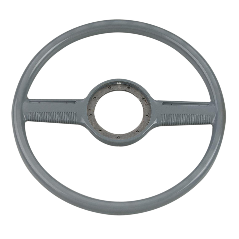 Lecarra Steering Wheels 72000 - Steering Wheel, Mark 10, 15 in Diameter, 2 Spoke, Flat, Steel / Plastic, Black, Each