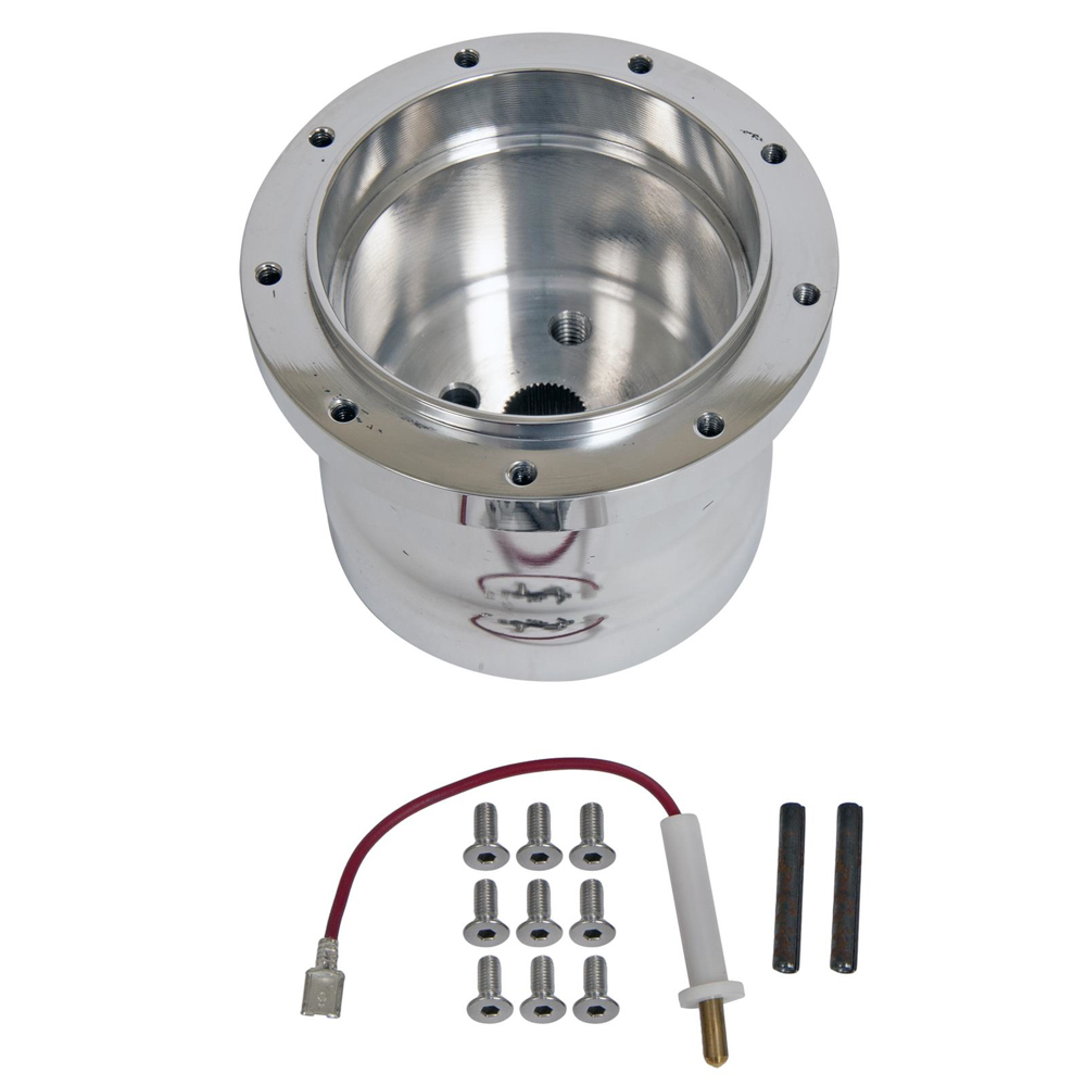 Lecarra Hub Adapter Kits B-26402 Kit, 9-Bolt, Billet Aluminum, Polished, Chevy, Buick, Cadillac, GMC, Oldsmobile, Pontiac, Kit thumbnail 3
