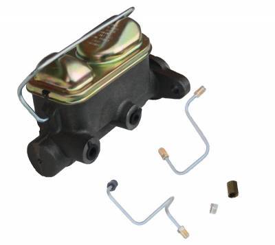 Leed Brakes FC0006HK Master Cylinder, 1 in Bore, Dual Integral Reservoir, Iron, Natural, Ford Mustang 1964-66, Kit