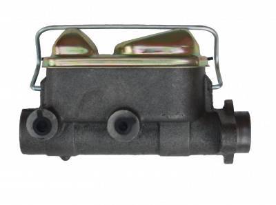 Leed Brakes MC004 Master Cylinder, 1 in Bore, Dual Integral Reservoir, Iron, Natural, Ford Mustang / Cougar 1967-72, Kit