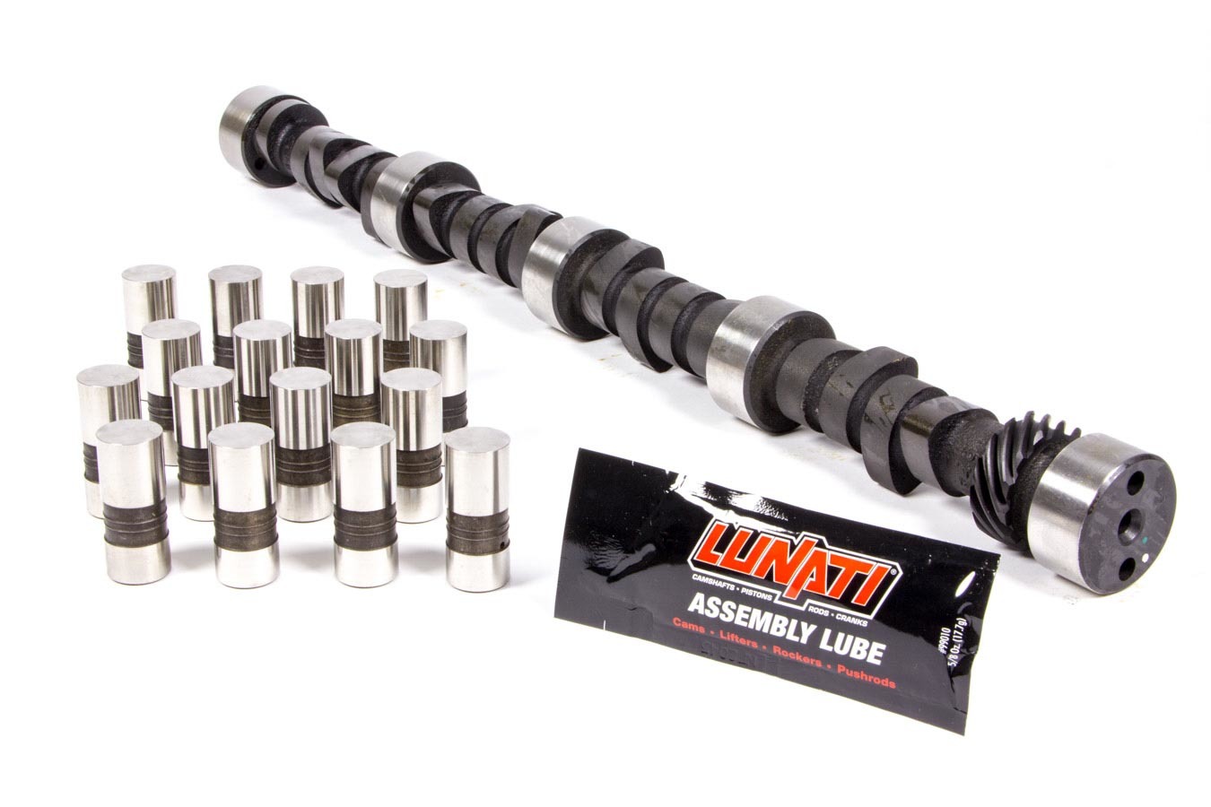 Lunati Cams 10110701LK Camshaft / Lifters, Voodoo, Hydraulic Flat Tappet, Lift 0.515 / 0.530 in, Duration 256 / 262, 112 LSA, 1000 / 5000 RPM, Big Block Chevy, Kit