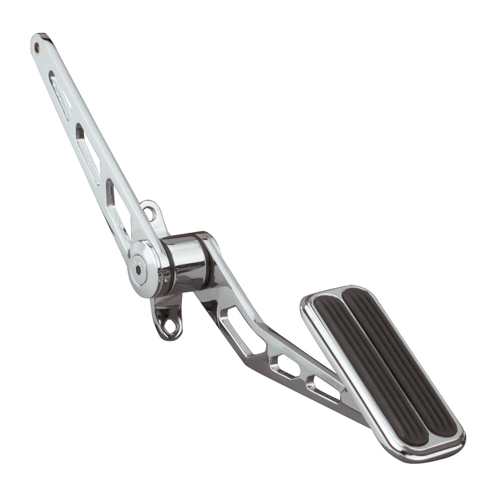 Chrome Gas Pedal W/Rubbe 