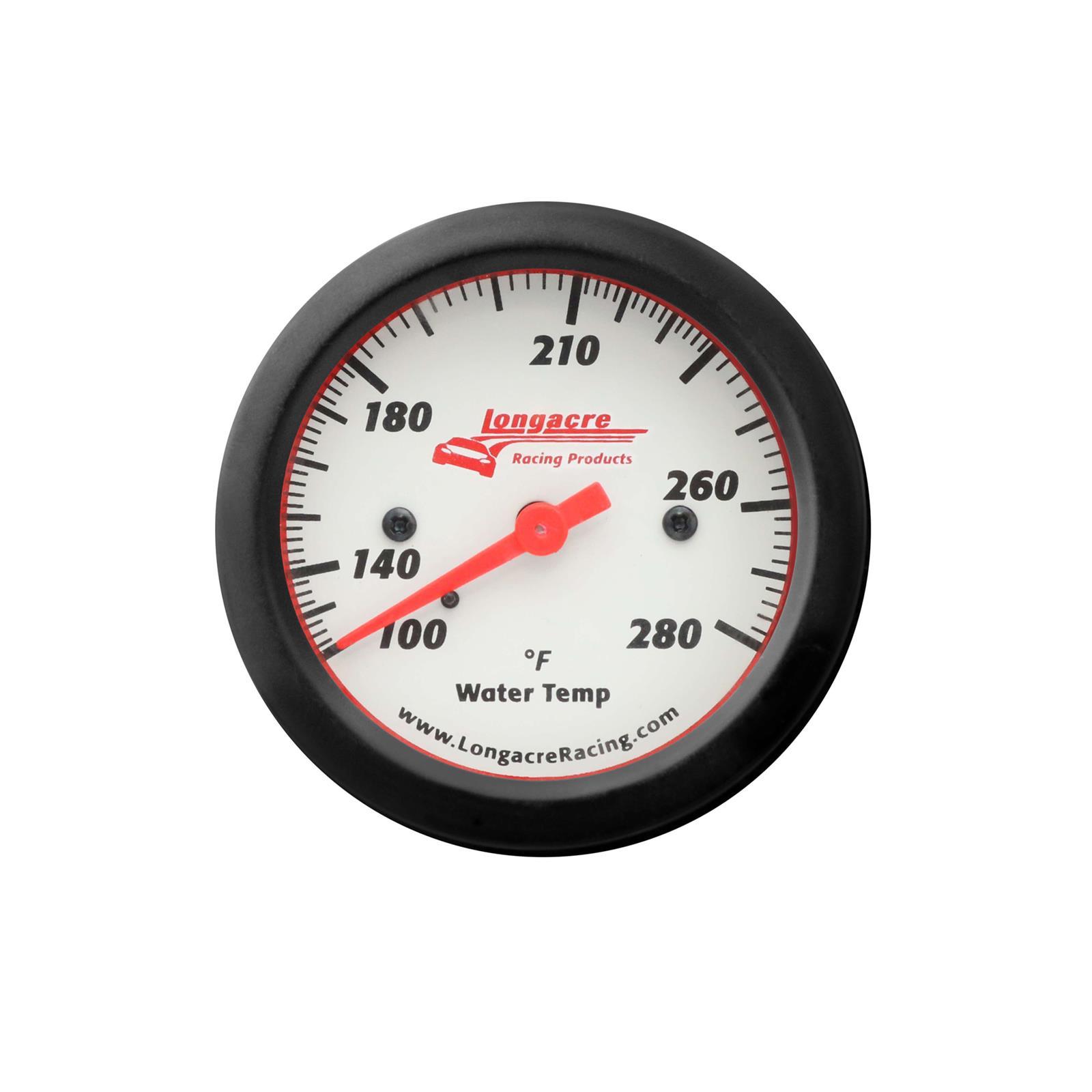 Longacre Water Temperature and Pressure Gauges