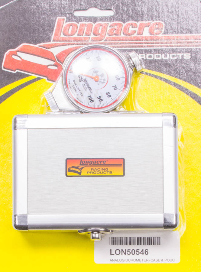 Durometer Gauge - 0-100 Points - Mechanical - Analog - Silver Carrying Case / Black Storage Pouch - Each