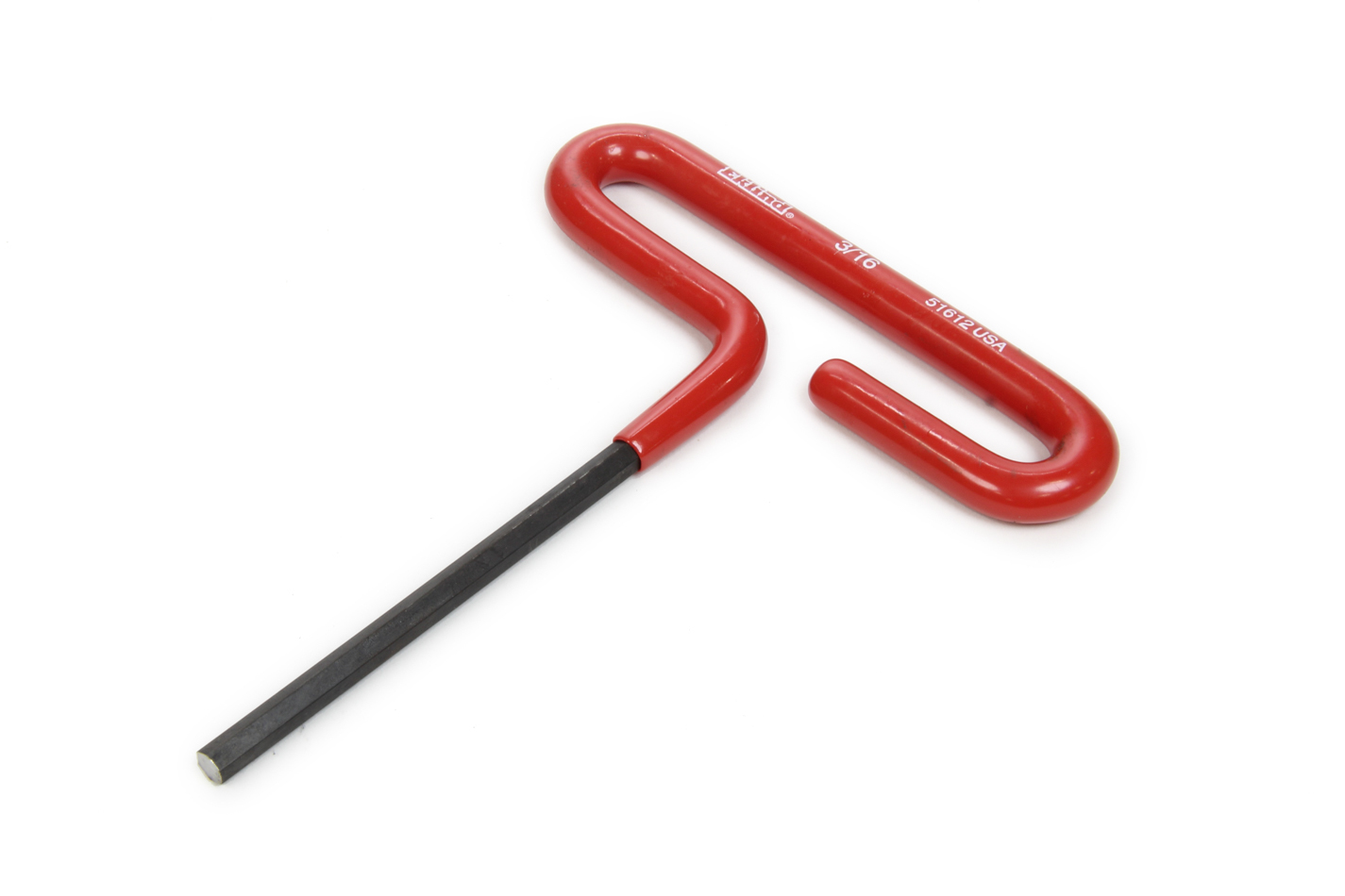 LSM Racing Products 1T-3/16 Allen Wrench, T-Handle, 3/16 in Hex, Plastic / Steel, Black / Red Oxide, Each