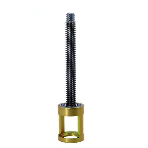LSM Racing Products LS-004 Lead Screw, 0.800 in ID Spring Cage, Steel, Natural, LSM Spring Compressors, Each