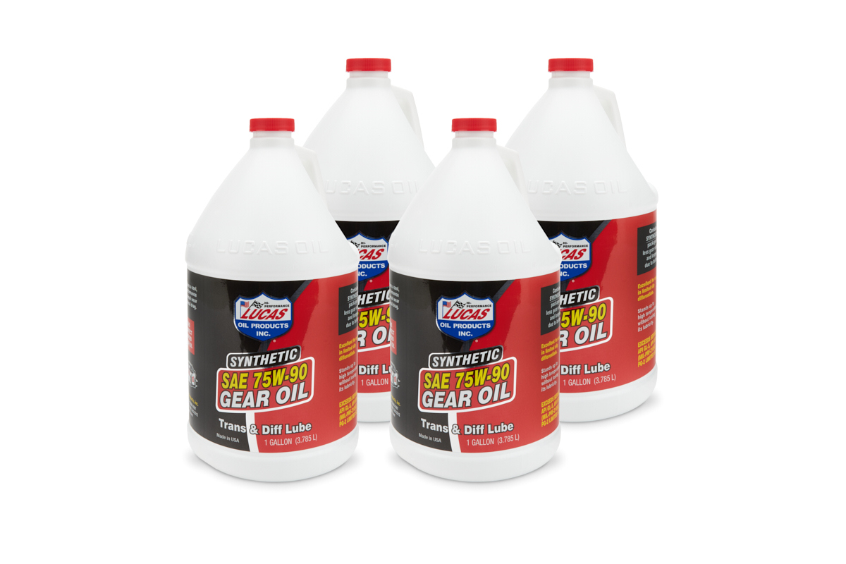 Gear Oil - 75W90 - Limited Slip Additive - Synthetic - 1 gal Jug - Set of 4