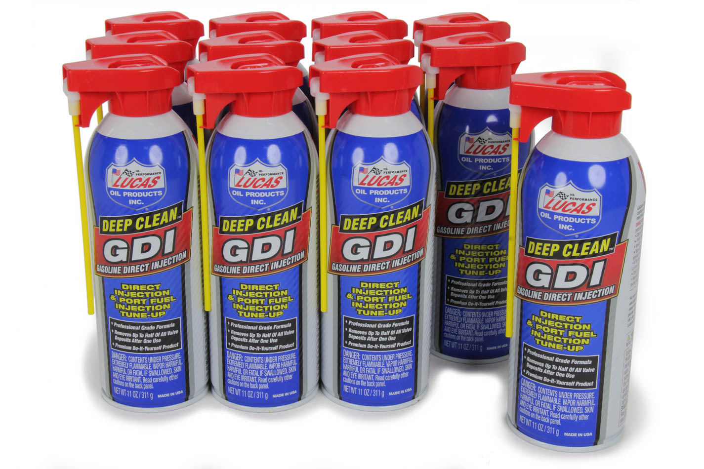 Fuel Additive - Deep Clear - Fuel Injection Cleaner - 11 oz Aerosol - Set of 12