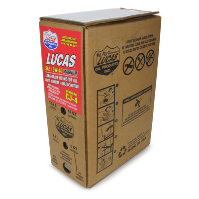 15w40 Lucas CK-4 Heavy-Duty Diesel Motor Oil 18065 Synthetic SAE 15W-40 Truck Oil/1x1/6 Gallon Box thumbnail 2