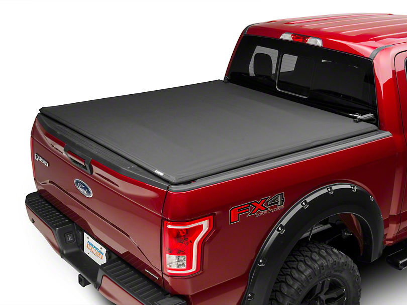 LUND Genesis Elite Tri-Fold Tonneau Covers for 2015-2020 F-150 - 958173 Cover, Tri-Fold, Twill, Black, Ford, 6.5 ft. Truck Bed Length, Each thumbnail 4