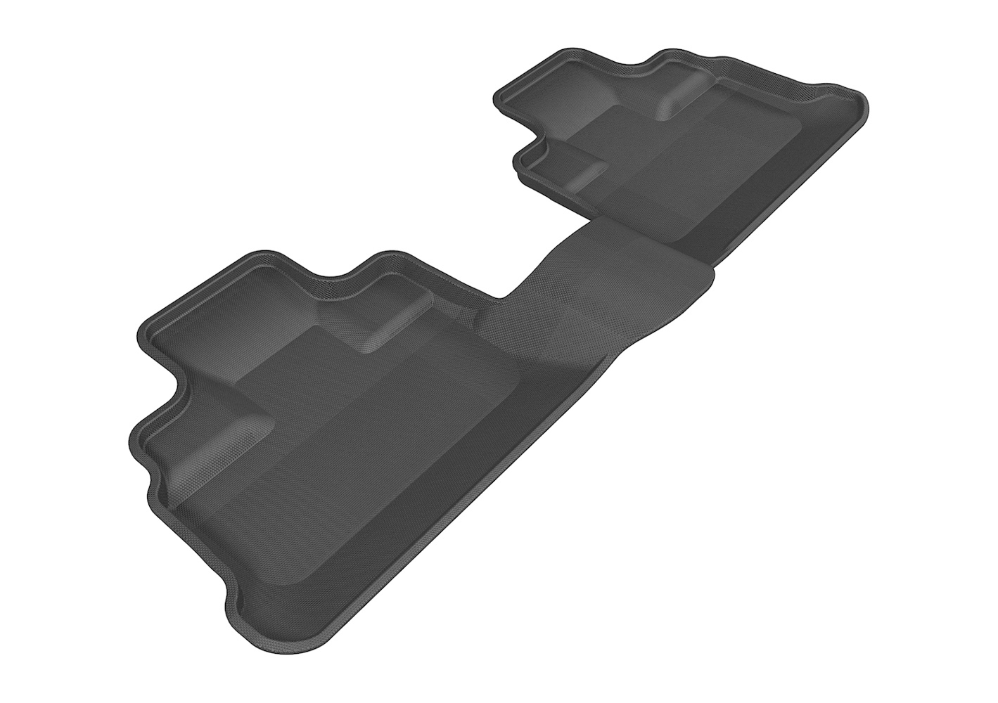 3D MAXpider 2007-2013 Jeep Wrangler JK Unlimited Kagu 2nd Row Floormats - Black thumbnail 9