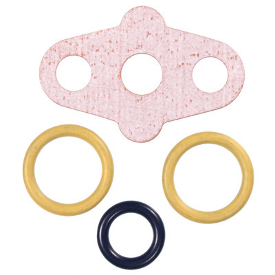 Clevite GS33576 Turbocharger Mounting Gasket, O-Rings Included, Composite, 6.0 L, Ford PowerStroke 2004-10, Kit