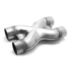 Stainless X-Pipe 2.25in In/Out Universal   -10790 