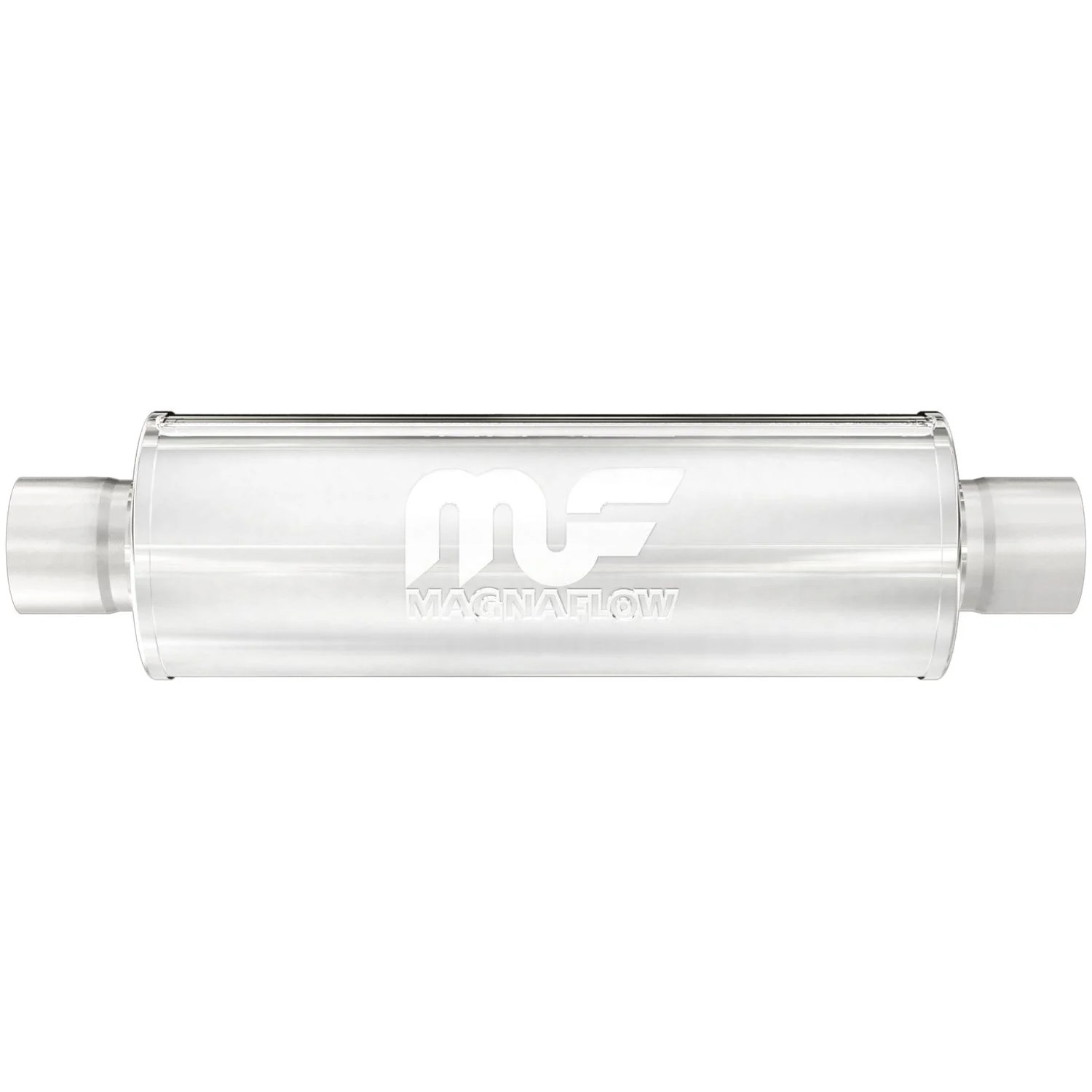 Magnaflow Exhaust 14619 Muffler, Bullet, 3 in Center Inlet, 3 in Center Outlet, 6 in Diameter Body 20 in Long, Stainless, Polished, Universal, Each